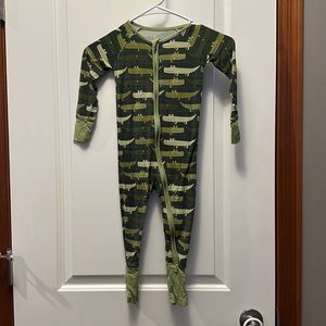 Little Sleepies Alligator zippy